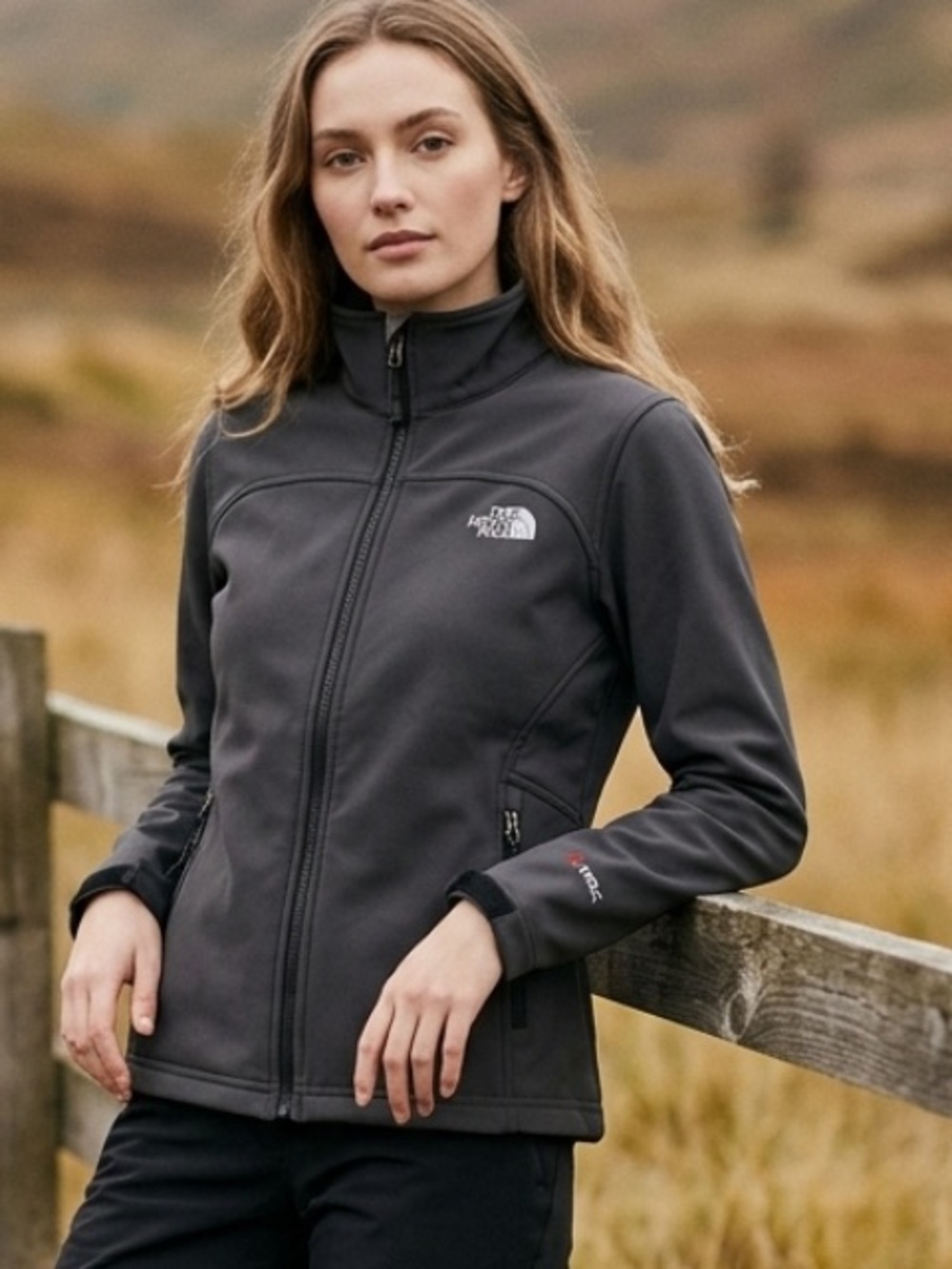 THE NORTH FACE Apex Wind Wall Soft Shell Jacket Black Small